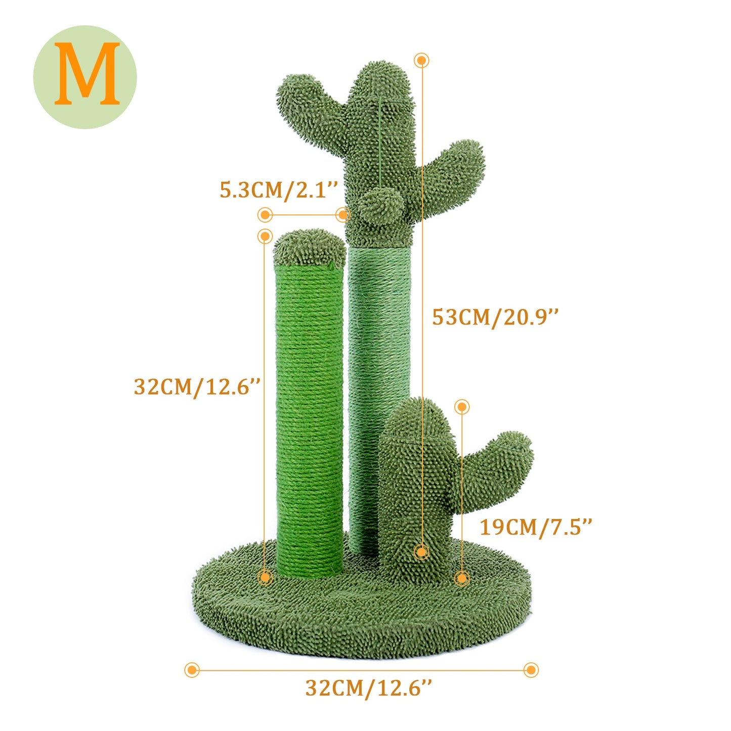 Cute Cactus Pet Cat Tree Toy with Ball Scratching Post for Cat Kitten Climbing Mushroom Condo Protecting Furniture - Your Healthy Version