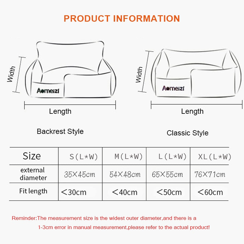 Pet Dog Bed Warm Removable Soft Pet Bed For Dogs Washable House Sofa Mats Sleeping Beds And Houses Small Medium Big Dog Bed - Your Healthy Version