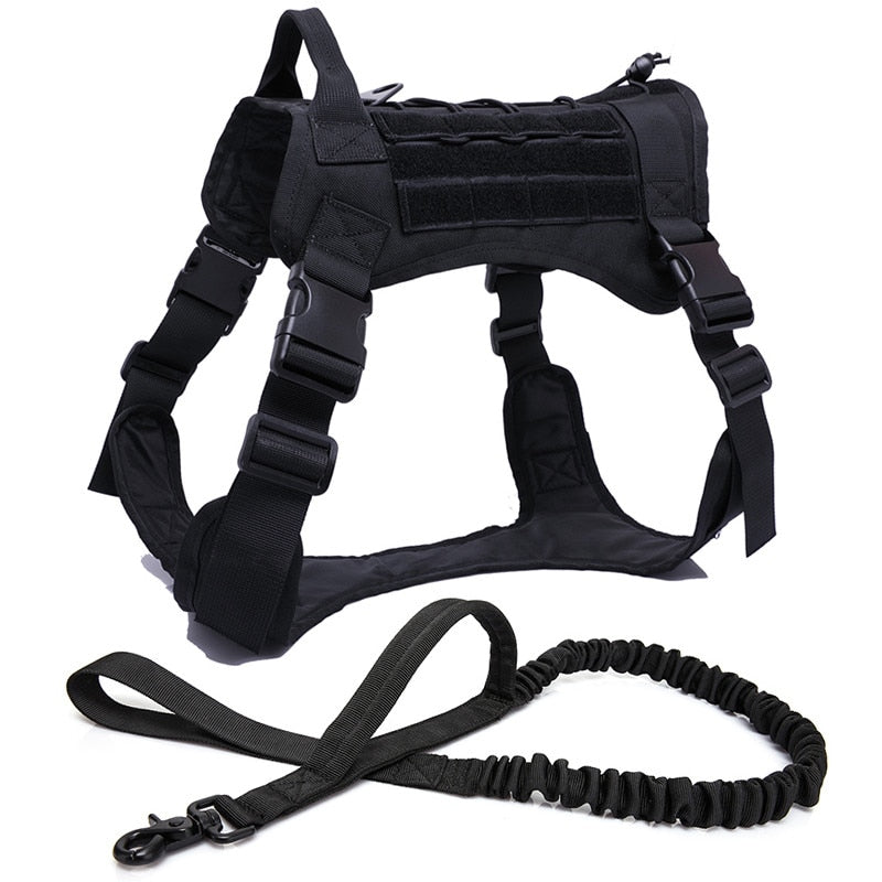 Tactical Dog Harness Pet Training Vest Dog Harness And Leash Set For Small Medium Big Dogs - Your Healthy Version