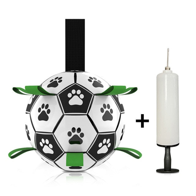 Dog Toy Interactive Pet Football Toys with Grab Tabs Dog Outdoor training Soccer Pet Bite Chew Balls for Dog accessories - Your Healthy Version
