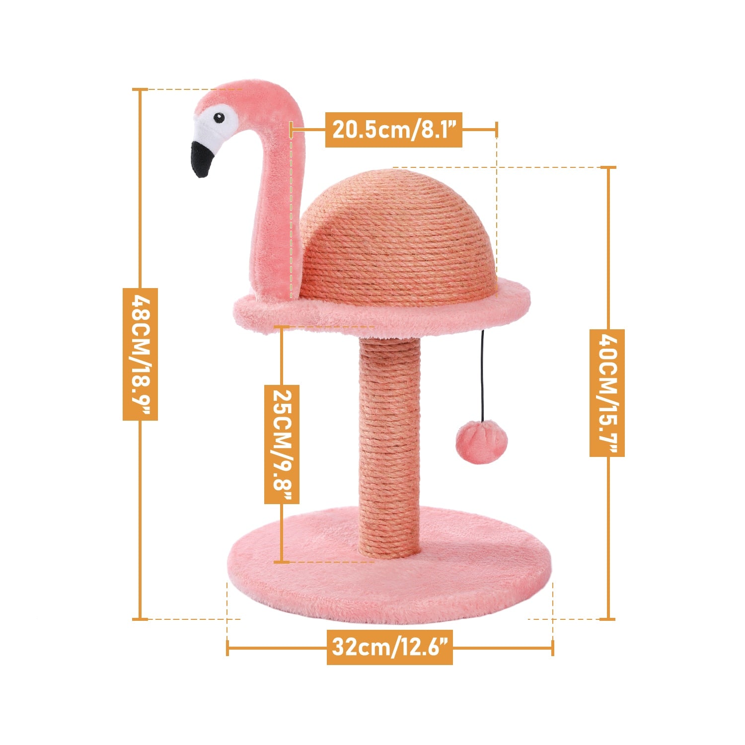 Flamingo Cat Scratching Post - Your Healthy Version